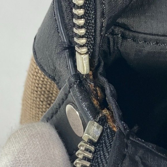 BURBERRY Backpack mega check pattern Bag Canvas/Leather Beige/Black main image 9